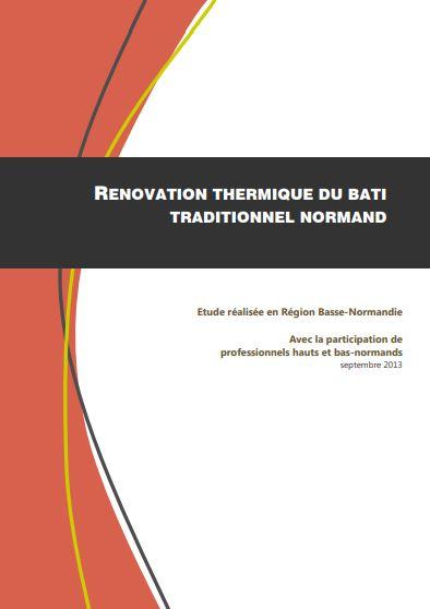 Rénovation thermique du bâti traditionnel normand