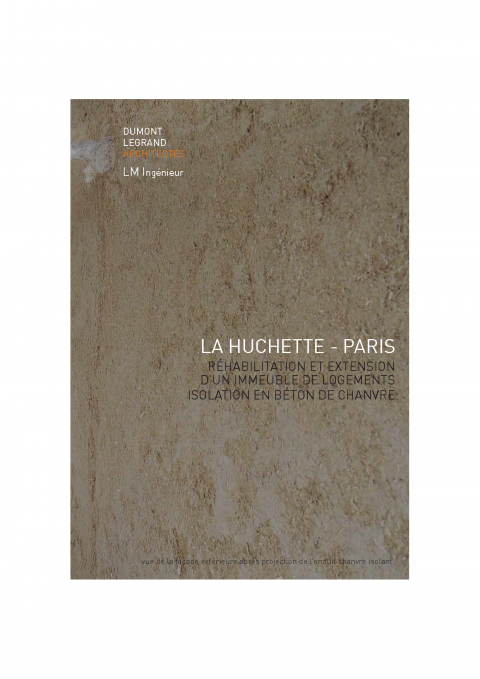 La Huchette - Paris - Réhabilitation et extension d'un immeuble de logements - Isolation en béton de chanvre